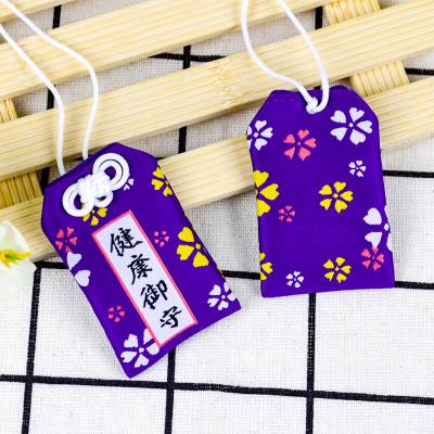 [HCM]Túi Gấm Omamori Bảo Vệ Sức Khỏe Tặng Kèm Đá Ngũ Sắc