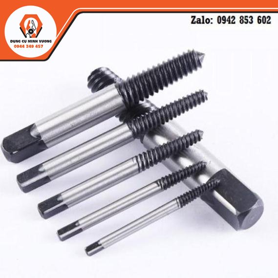 Bộ 6 đầu vặn vít gãy 3-22mm -️ tháo ốc gãy lấy vít gãy