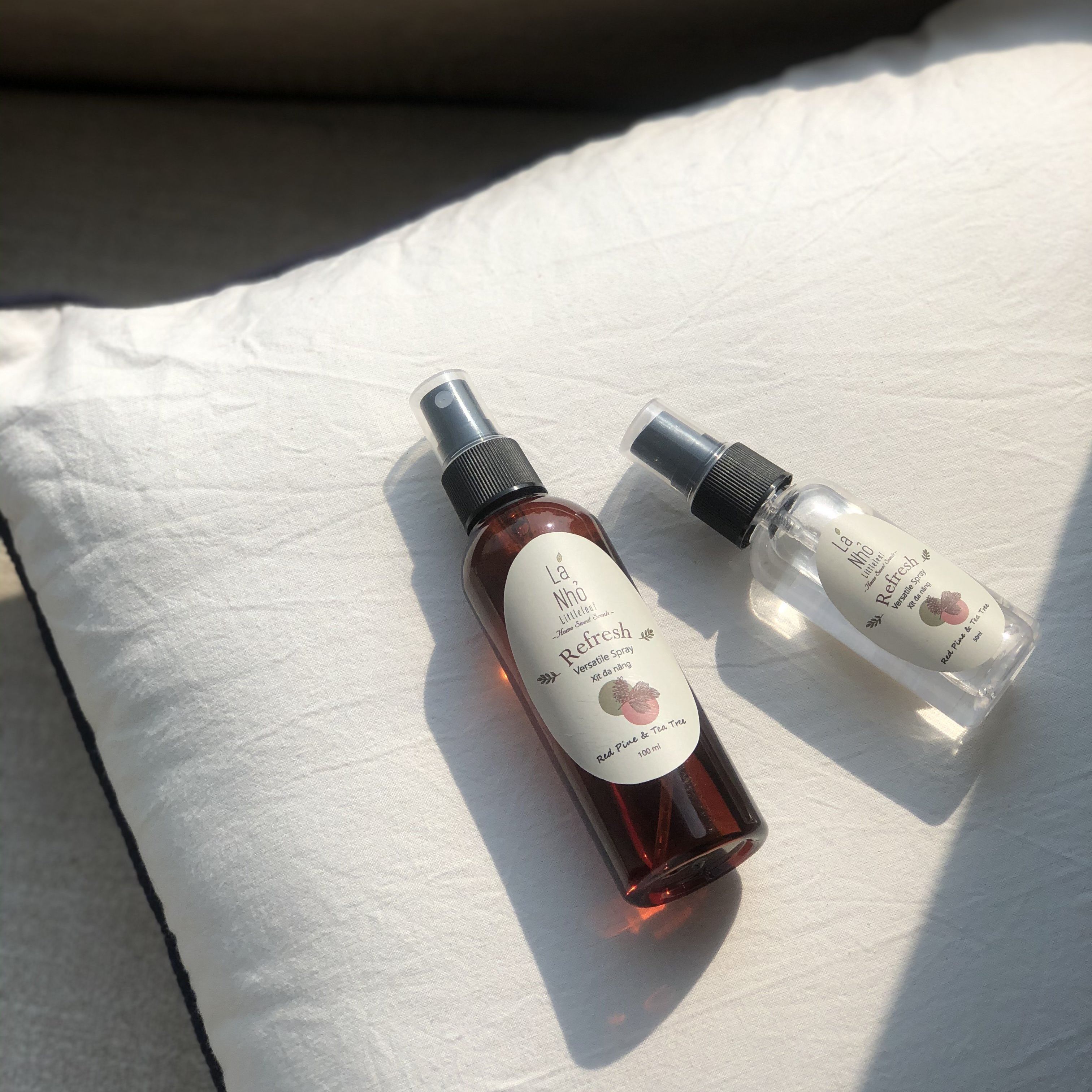 Xịt đa năng refresh từ tinh dầu thiên nhiên - lá nhỏ