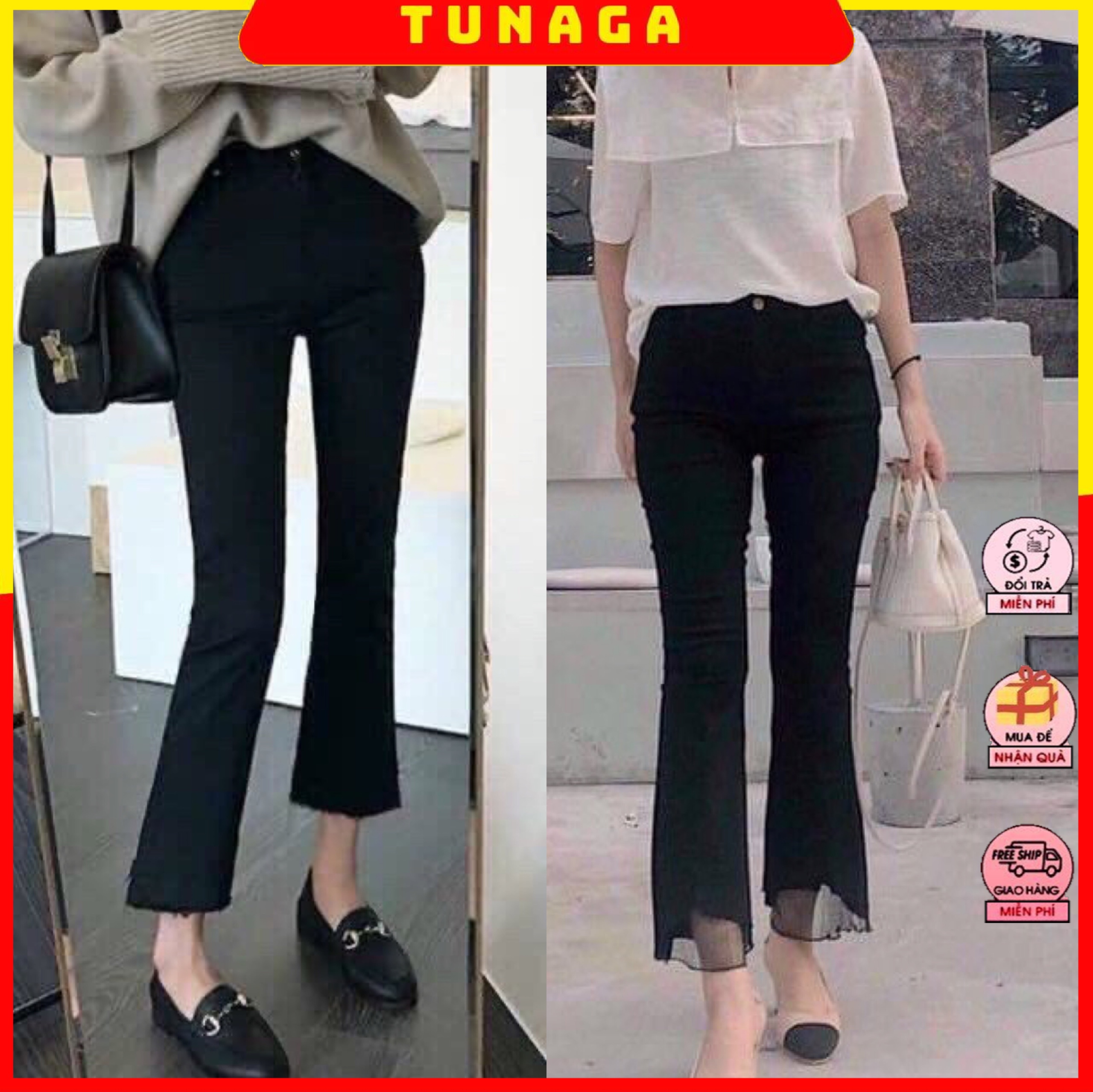 [BÁN SỈ] Quần Bò Nữ Quần Jeans Nữ Co Dãn Ôm Chân Ống Loe Cực Xinh Siêu Hot