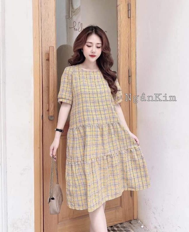 váy bầu công sở/đồ bầu công sở mẫu thiết kế freesize 43-70kg ( ảnh thật)