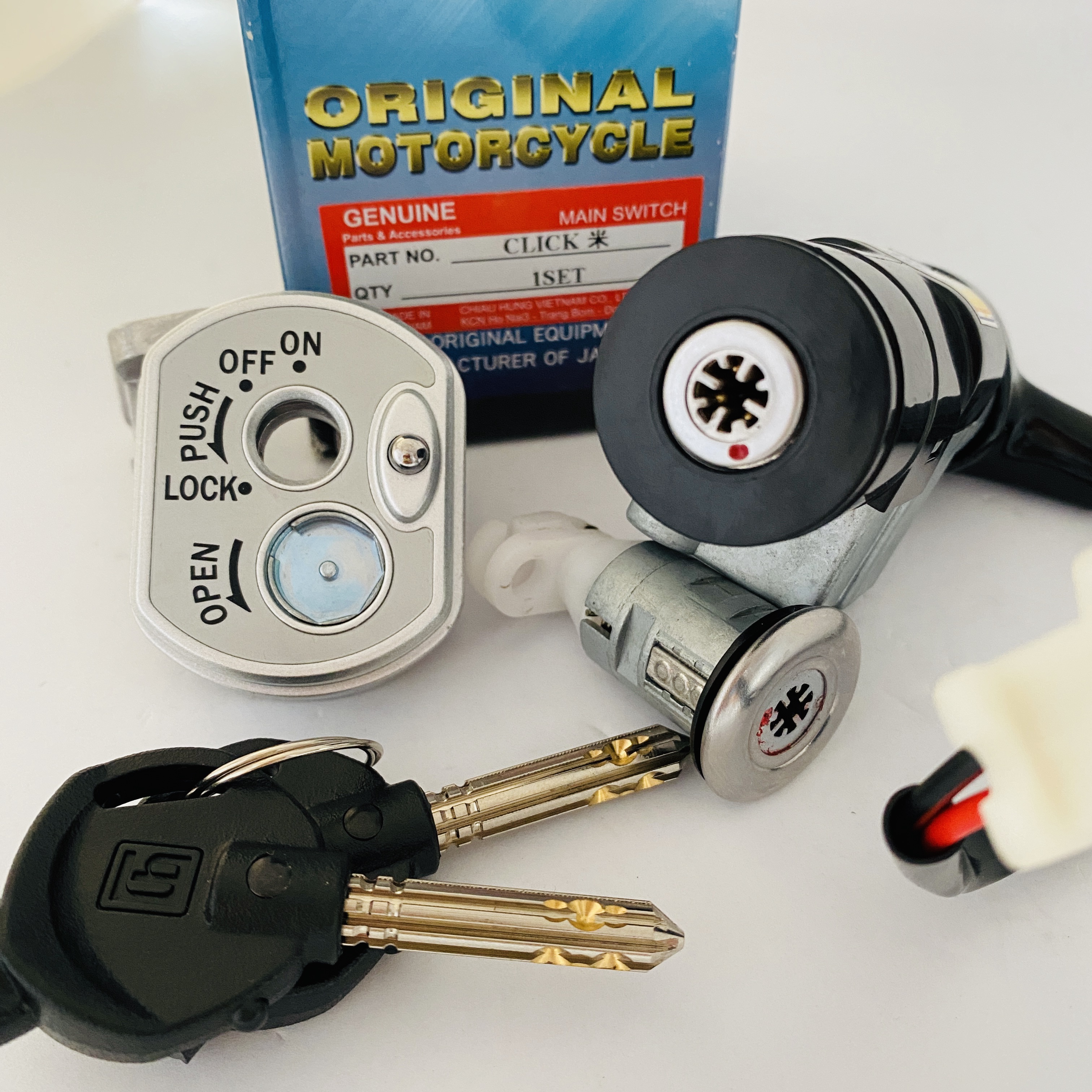 Ổ khóa từ 8 cạnh chống trộm honda click