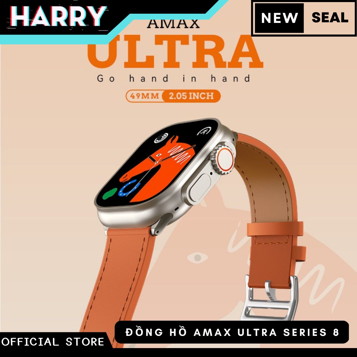 Siêu Phẩm 2023 } Đồng Hồ Thông Minh AMAX Ultra Series 8 AMax Ultra 