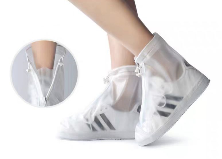 Giầy đi mưa màu trắng lựa size