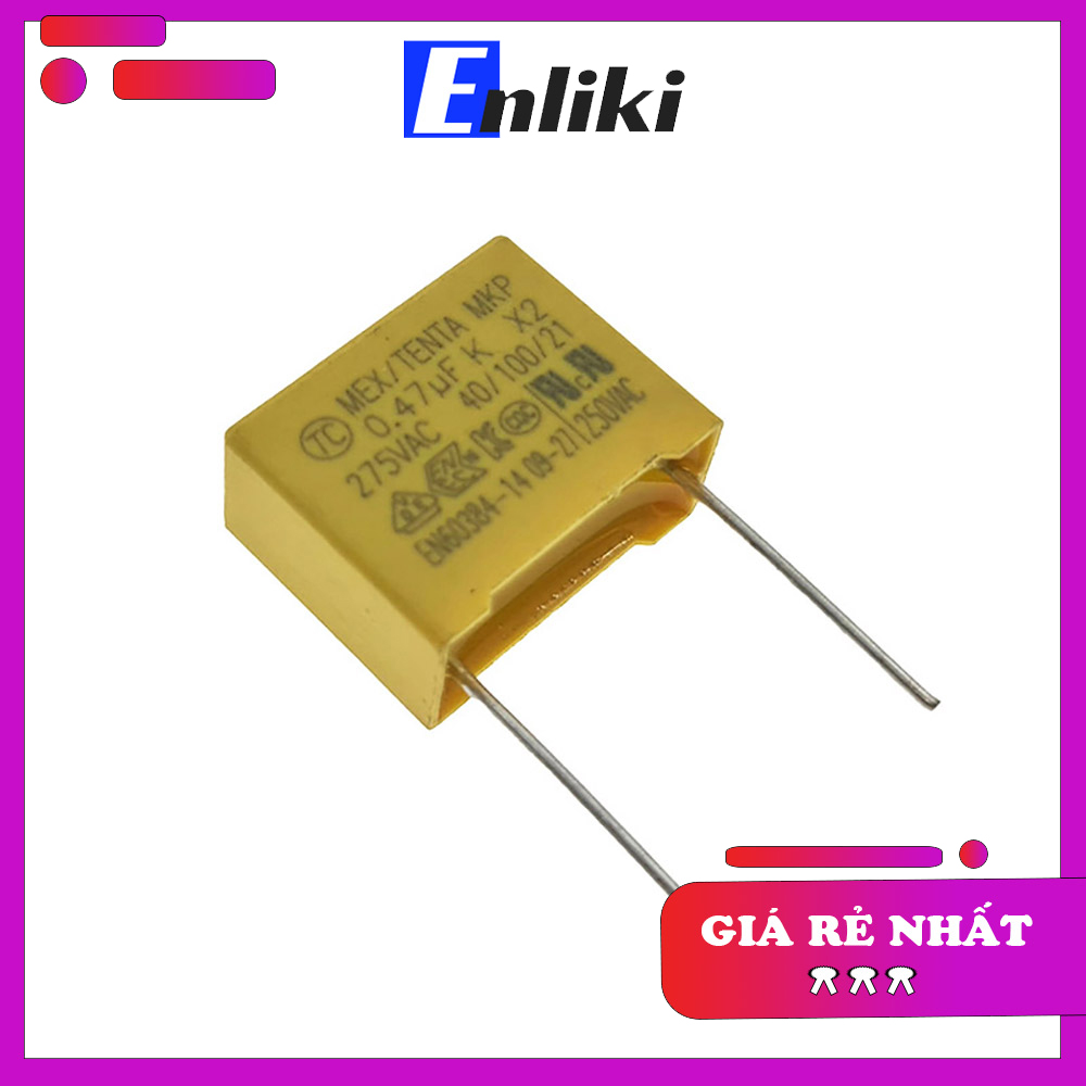 Tụ 474 0.47uf 275vac 15mm