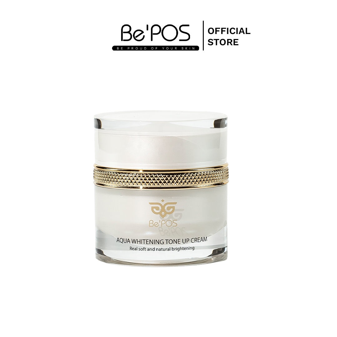 Kem Dưỡng Trắng Da Be'pos Aqua Whitening Tone Up Cream 50ml ( 200g - dạng lỏng)