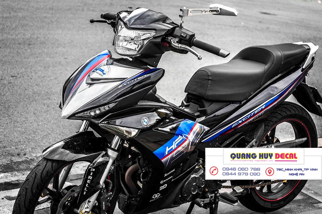 Tem trùm exciter 150 đen xám HP4, tem exciter 150, team trùm exciter 150, tem xe exciter 150, team trùm ex 150, team xe exciter 150 đen xám HP4