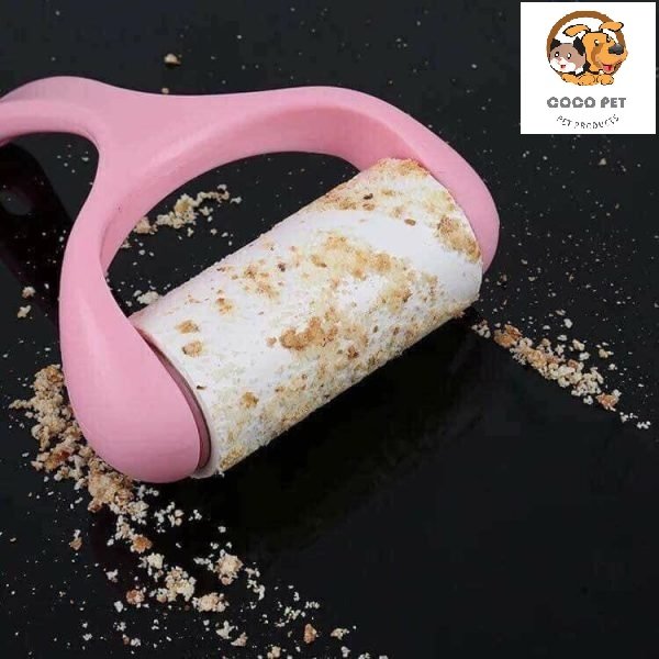 Dụng cụ lăn bụi, lăn lông chó mèo cao cấp 60 lớp (tặng kèm 2 lõi thay thế)