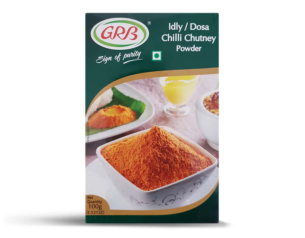 Ohh GRB Idly Dosa Chilli Chutney Powder 100g Bột gia vị các món bánh idli dosa
