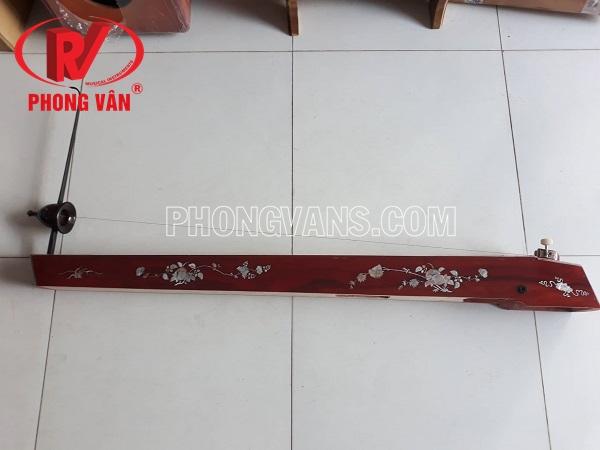 Đàn bầu thẳng gỗ hương đỏ khảm trai