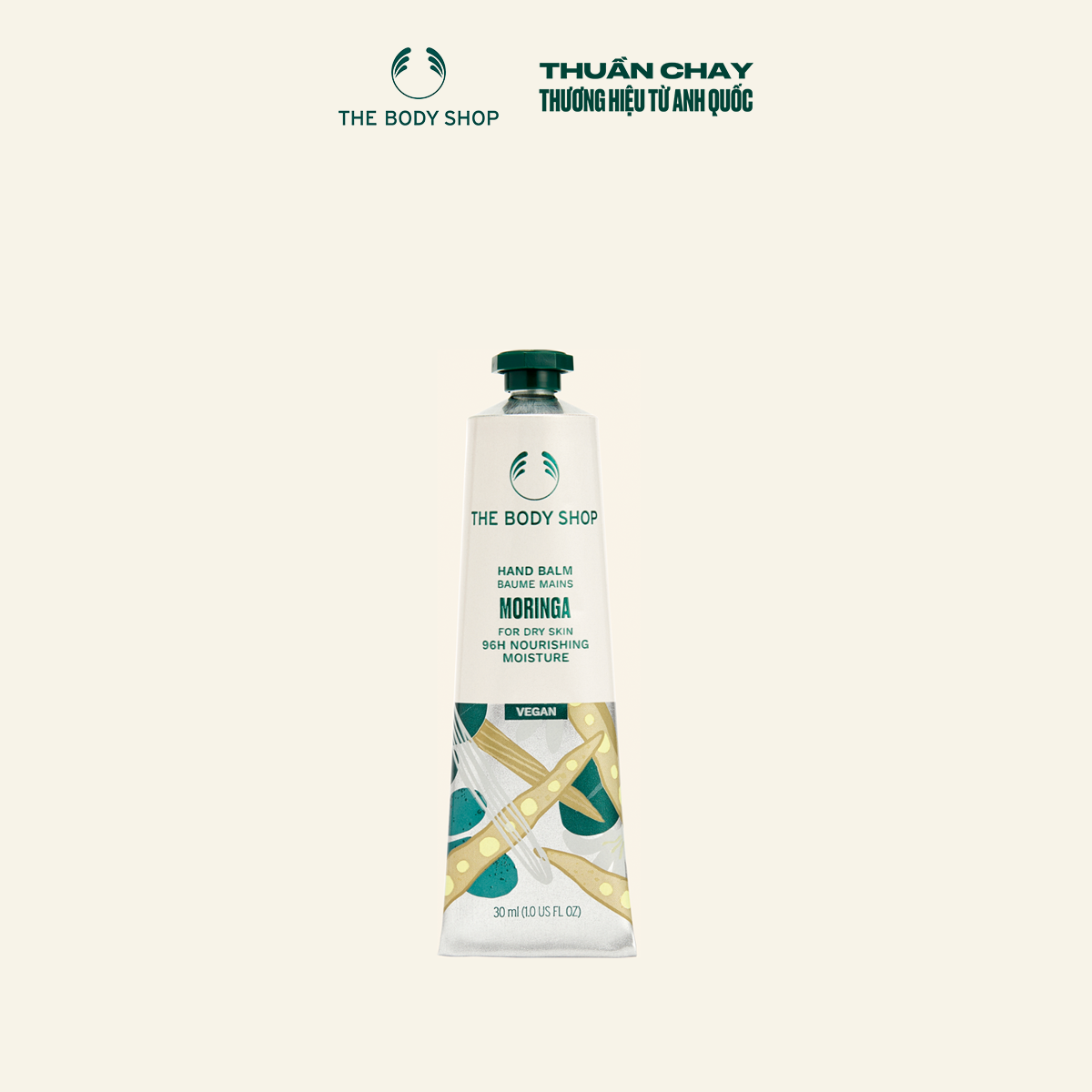 Kem Dưỡng Da Tay Hương Hoa Chùm Ngây Moringa Hand Cream The Body Shop
