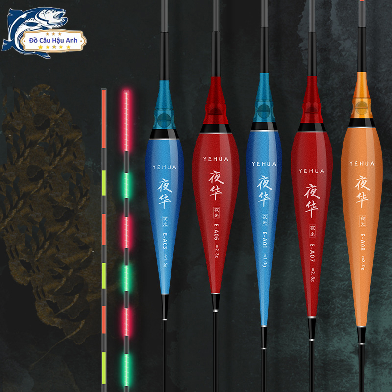 Phao Câu Đài Ngày Đêm YEAHUA Phao Câu Cá Nano Chuyên Dụng Cao Cấp [Tặng kèm pin] PC4
