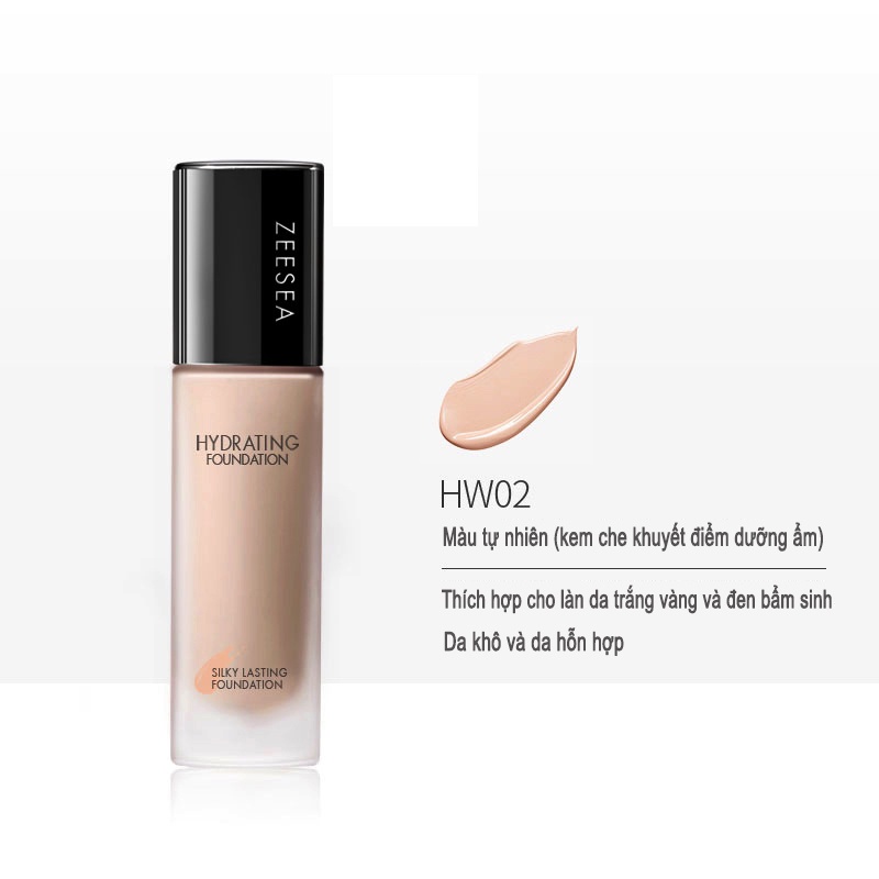 Kem nền Dạng Lỏng Zeesea Che Khuyết Điểm Kiềm Dầu Hiệu Quả 30ml