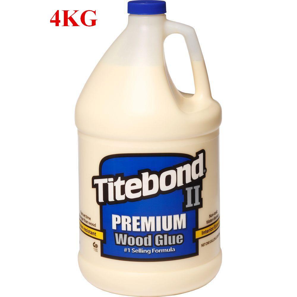 Bình 4kg keo dán gỗ ngoại thất, nội thất titebond ii premium wood