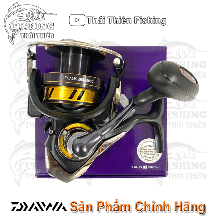 Máy Câu Cá Daiwa LEGALIS LT Dòng Cao Cấp 5 Bạc Đạn Size 1000, 2500, 3000, 4000, 5000, 6000