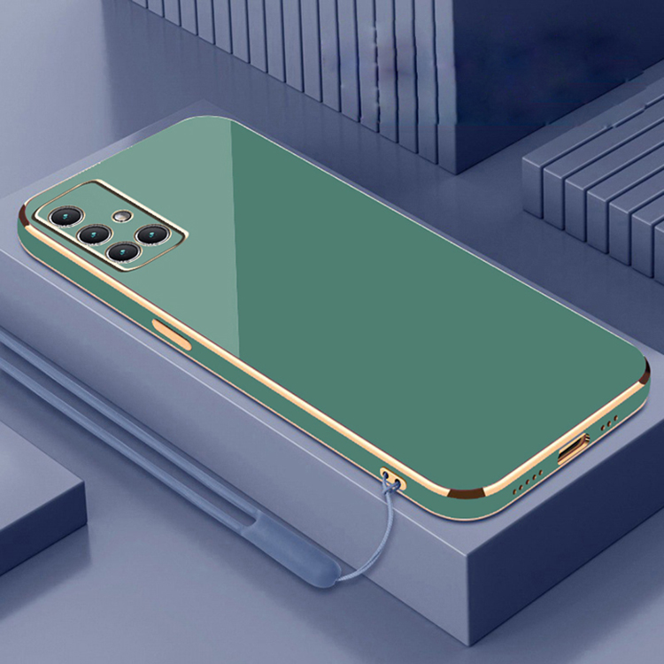 "Ốp lưng Samsung A51 4G Cạnh vuông" _Mạ màu viền_Vát Cạnh_Màu sắc sang trọng ,Loại Tốt ,Ôm sát máy Acovit