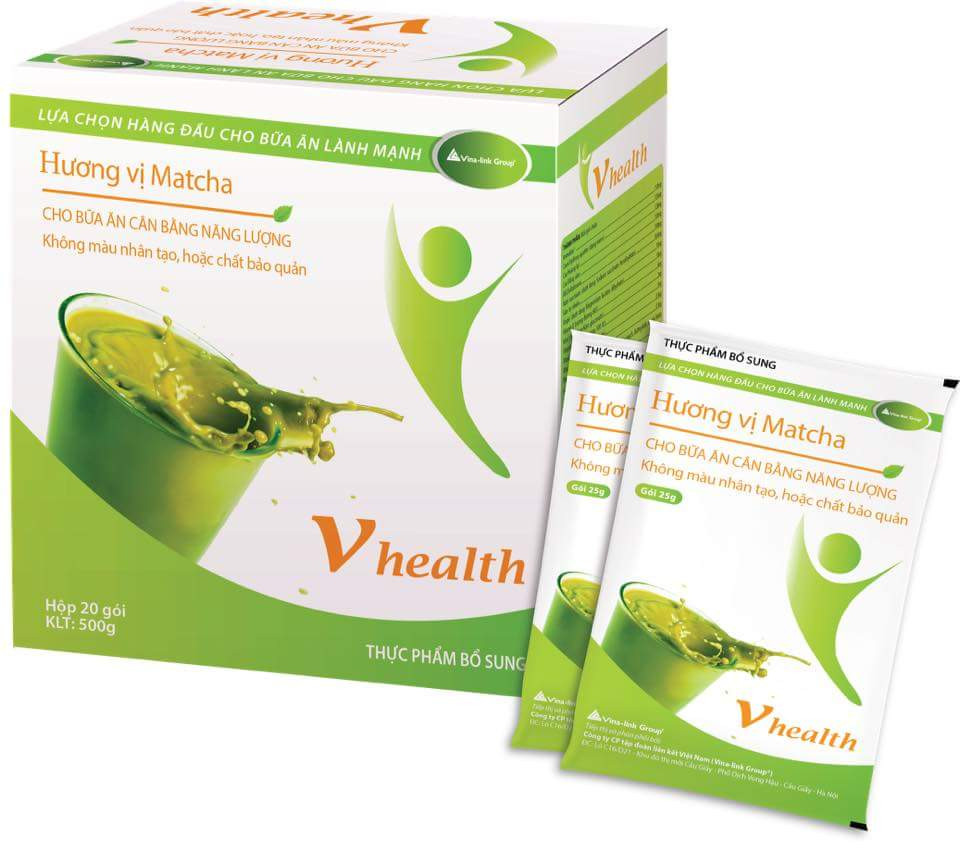 [HCM]Bữa ăn dinh dưỡng Vhealth (vị trà xanh)