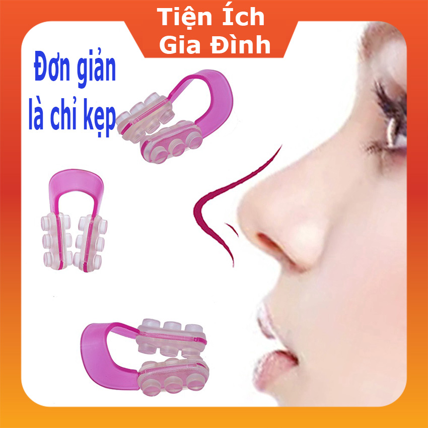 Kẹp nâng mũi và dụng cụ massage tái tạo thon gọn cánh mũi nose up dụng cụ nâng mũi