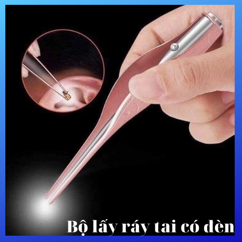 Bộ dụng cụ lấy ráy tai có đèn led siêu sáng cao cấp dành cho bé yêu - dụng cụ không thể thiếu cho mọi gia đình