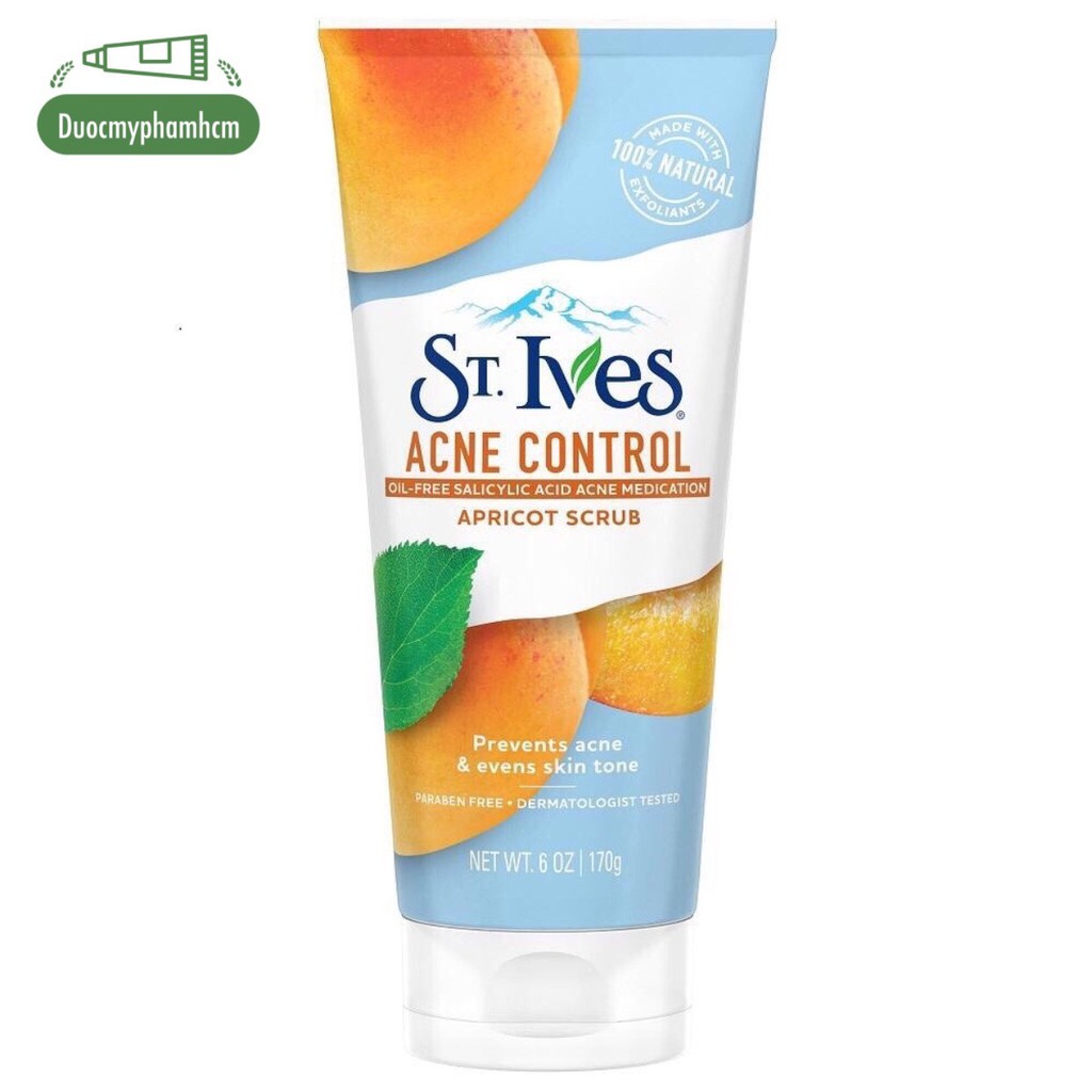 Sữa rửa mặt .t.ẩ.y. tế bào chết st.ives 170g