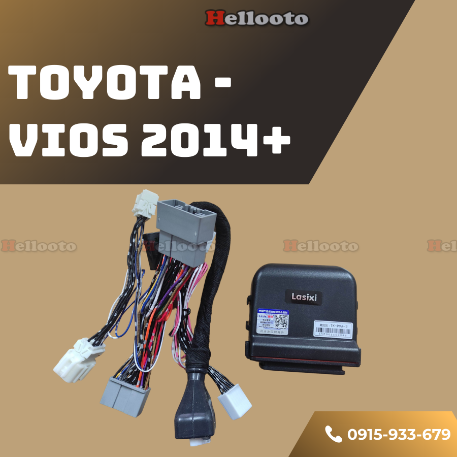 Tự động gập gương, lên, xuống kính xe Vios 2014 đến 2023 hàng Lasixi cắm giắc gin, lắp đặt dễ dàng, sử dụng tiện lợi, tự động gập gương và lên kính khi bấm khóa cửa xe
