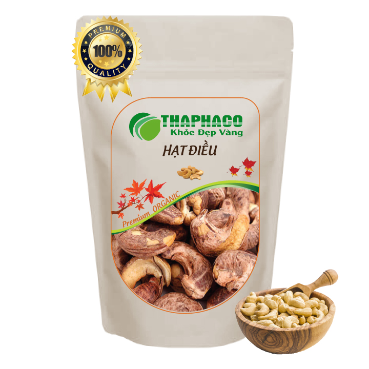 Hạt điều hữu cơ chất lượng cao 100g thaphaco