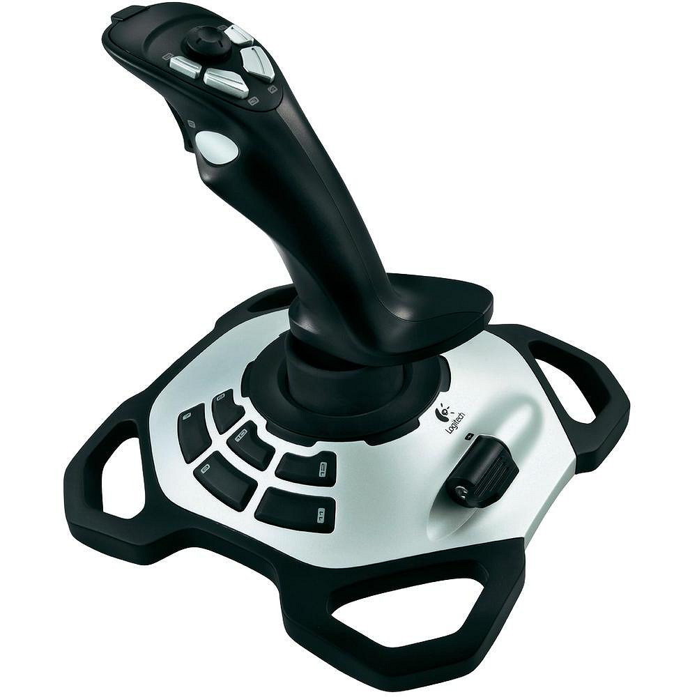 Cần lái game logitech joystick extreme attack 3d chính hãng