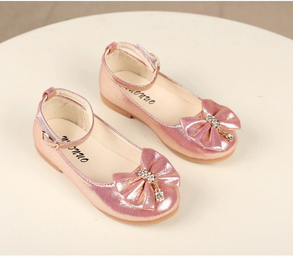 Giày búp bê cho bé gái đẹp điệu đà gắn nơ, Giày búp bê xinh xắn đính nơ cho bé gái từ 1-8 tuổi phong cách hàn quốc