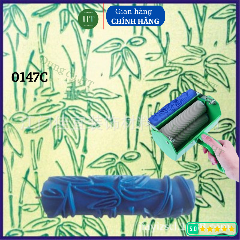 Bộ lăn sơn trang trí tường thông minh thay thế giấy dán tường