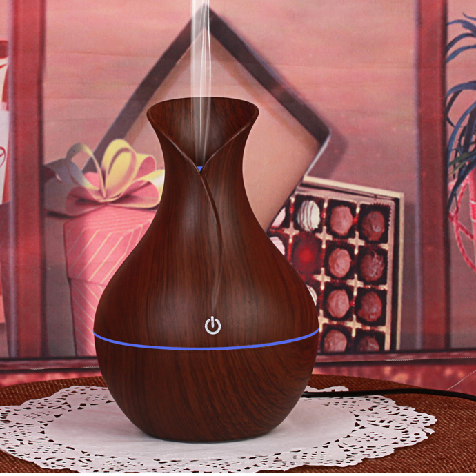 Máy Xông Tinh Dầu Gỗ Lục Bình 2020 - Máy Khuếch Tán Tinh Dầu 500ml