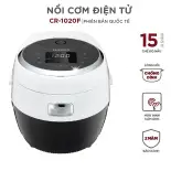 Nồi Cơm Điện Tử Cao Cấp Cuckoo CR-1020F 1.8 lít Nấu cơm ngon và nhanh chín, dung tích lớn sử dụng gia đình từ 4-6 người - Bảo Hành 2 Năm - Hành Chính Hãng SafeMall Official