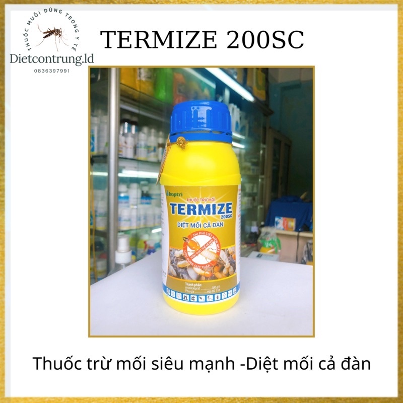 [ thuốc diệt mối termize 200sc chai 500ml - diệt phòng mối cho công trình - nhà cửa ( không mùi) ]