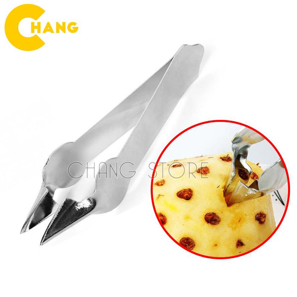 Combo  2 Dụng Cụ Gọt Mắt Dứa - Dụng Cụ Gắp Mắt Khóm - Gắp Mắt Dứa - Nhíp Lấy Mắt Khóm - Nhíp Gắp Mắt Thơm - Nhíp Lấy Mắt Khóm Chuyên Dụng Bằng Inox