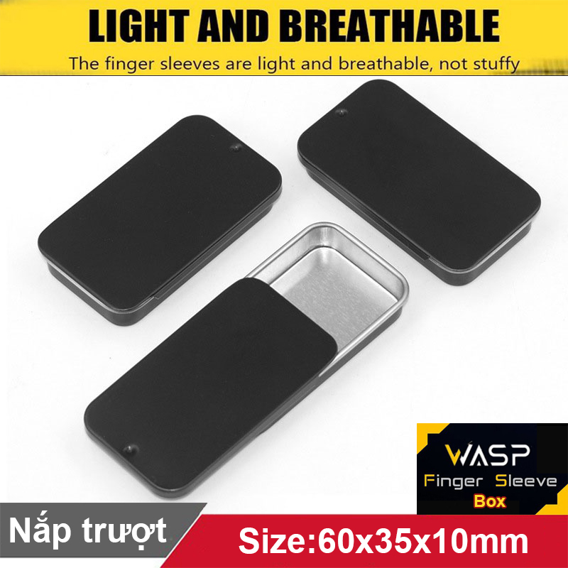 Hộp đựng bao tay chơi game nắp trượt bằng thiếc - Hộp đựng găng tay chơi game nắp trượt bằng thiếc