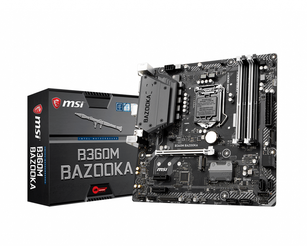 Mainboard msi b360m bazooka - đã qua sử dụng