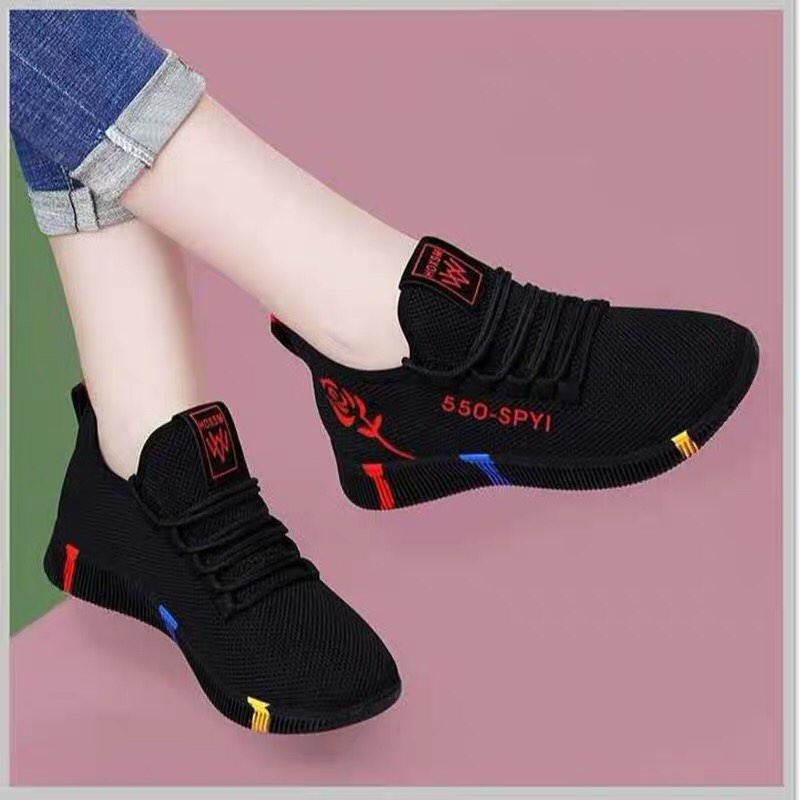 Giầy thể thao nữ giá rẻ 2020 l giày nữ trắng l sneaker nữ trắng l Giày đi bộ l giày thể dục l giày giả dây