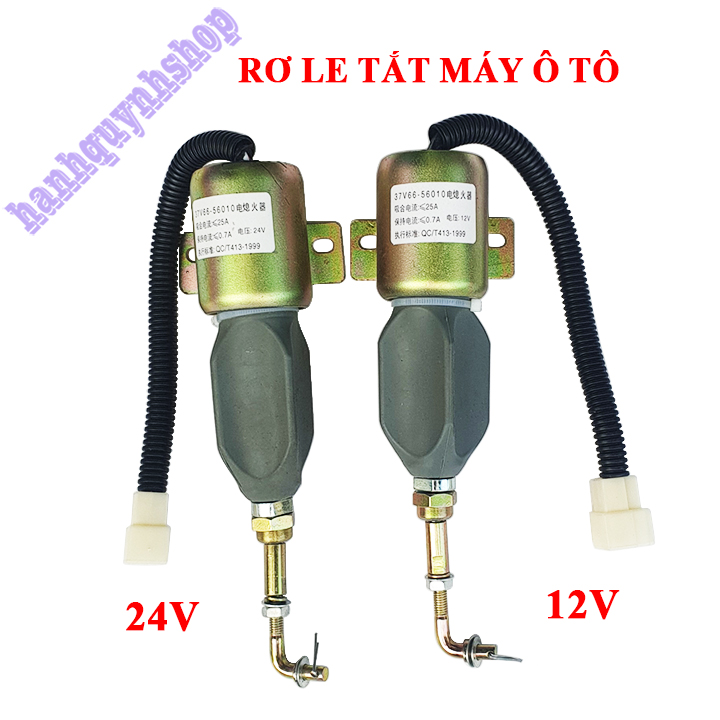 Chuột tắt máy ngâm, rơ le tắt máy ô tô 12v 24v 3 dây
