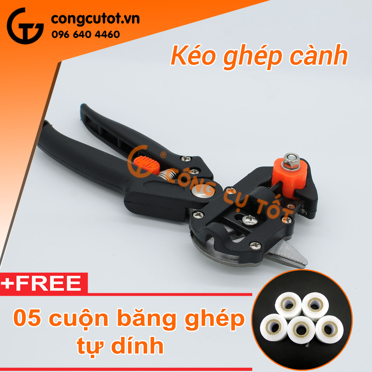 Kéo ghép cành cây TẶNG 5 cuộn băng ghép