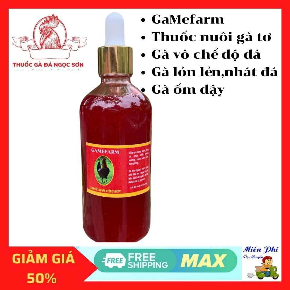 Nuôi tổng hợp đỏ, tăng bo, hừng gà ,kích thích ăn.giành cho gà lỏn lẻn nhát đá kem sung