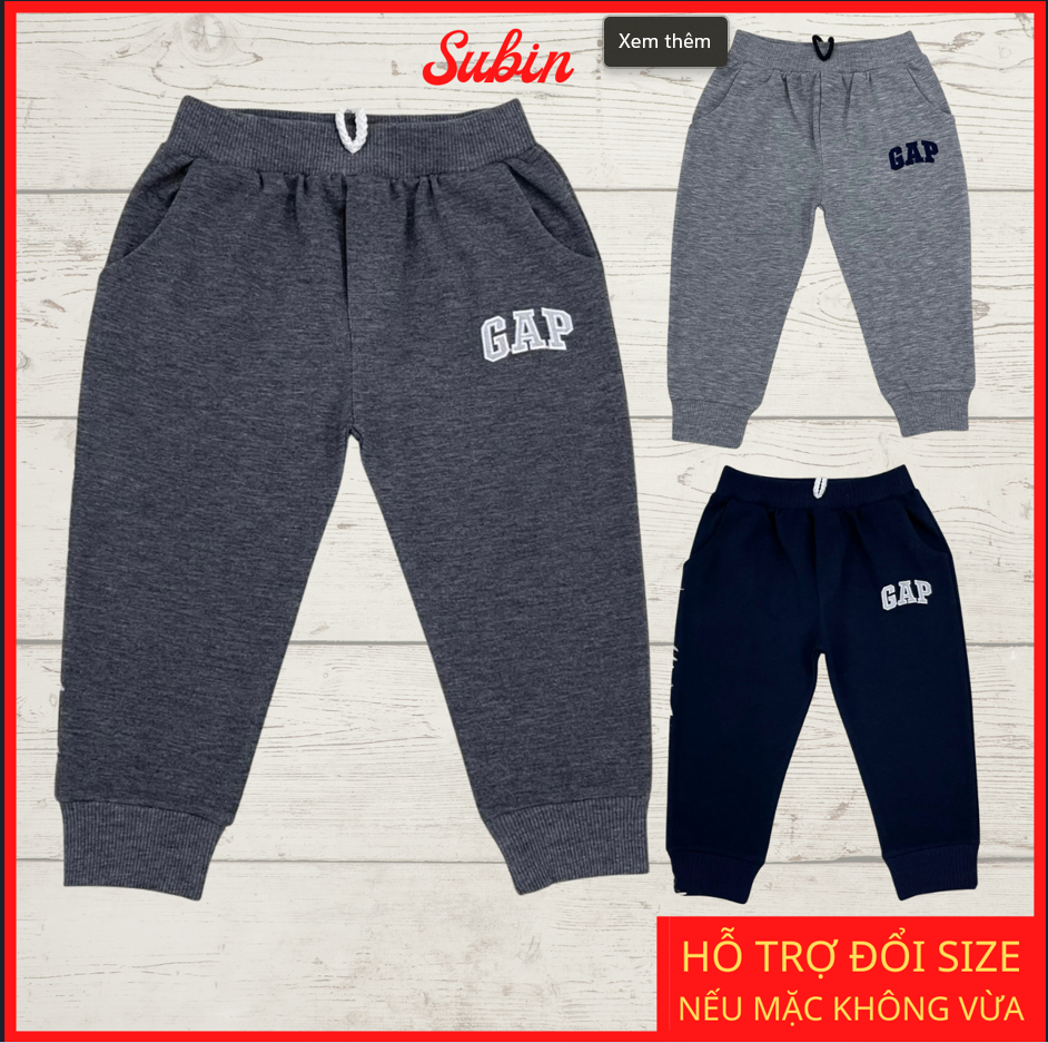 Quần thun dài da cá bé trai.Quần thun bé trai 10-50 kg QDGA002