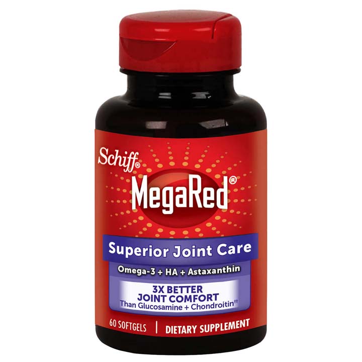 Viên uống bổ xương khớp Schiff MegaRed Joint Care hộp 60 viên