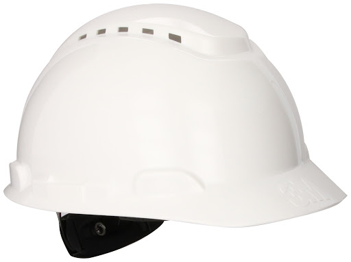 Mũ bảo hộ lao dộng 3M có lỗ thoáng màu trắng,vàng ,hàng cao cấp của Mỹ