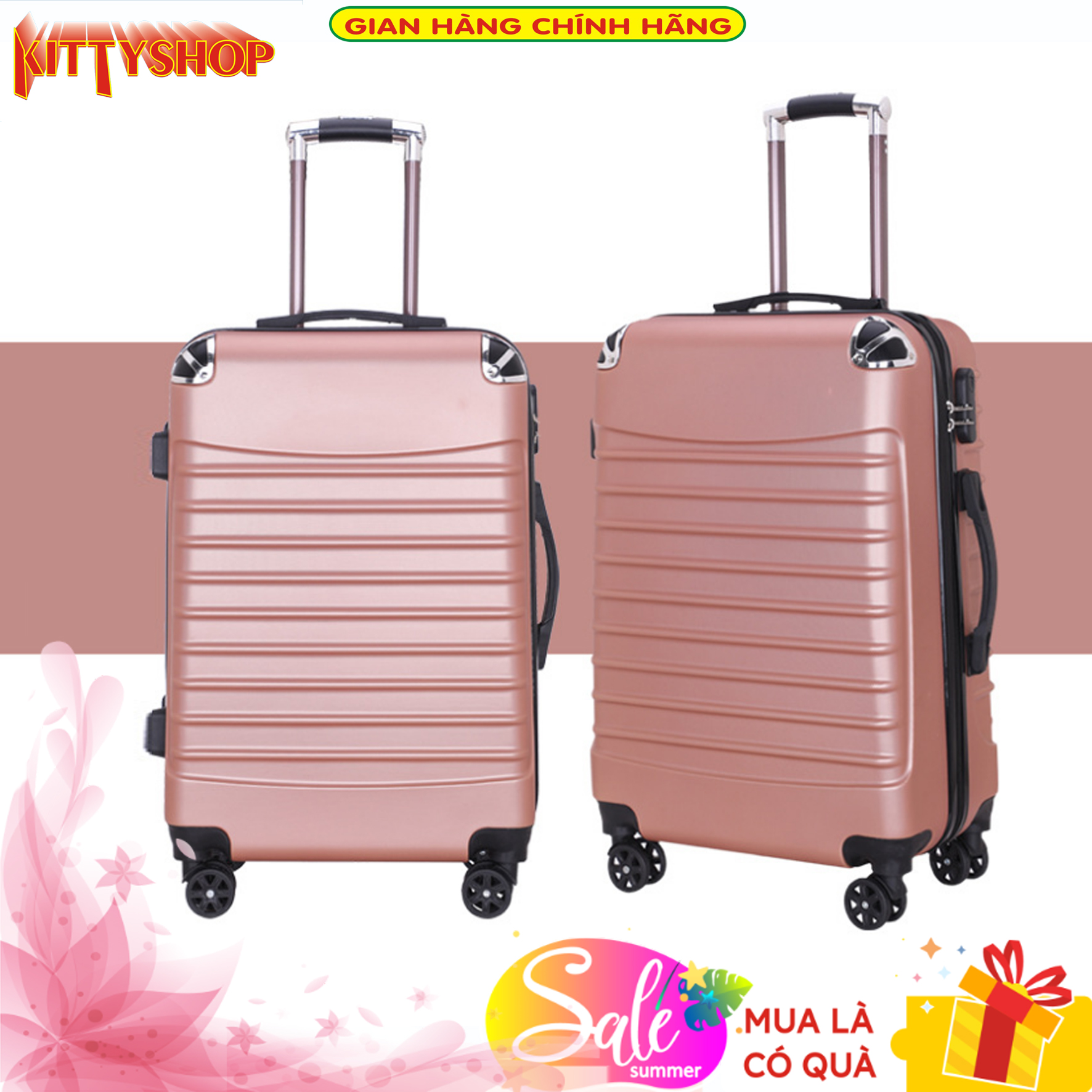 Vali du lịch thời trang cao cấp SIZE 20, 24. Vali bọc góc chống va đập, trầy xước. Hàng nội địa siêu bền, siêu rẻ, siêu đẹp. Màu sắc thượng thời, cá tính