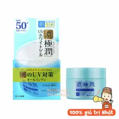 Kem dưỡng ẩm chống nắng ban ngày Hada Labo Koi-Gokujyun UV White Gel SPF50+ PA++++ 90g, gel dưỡng 5in1