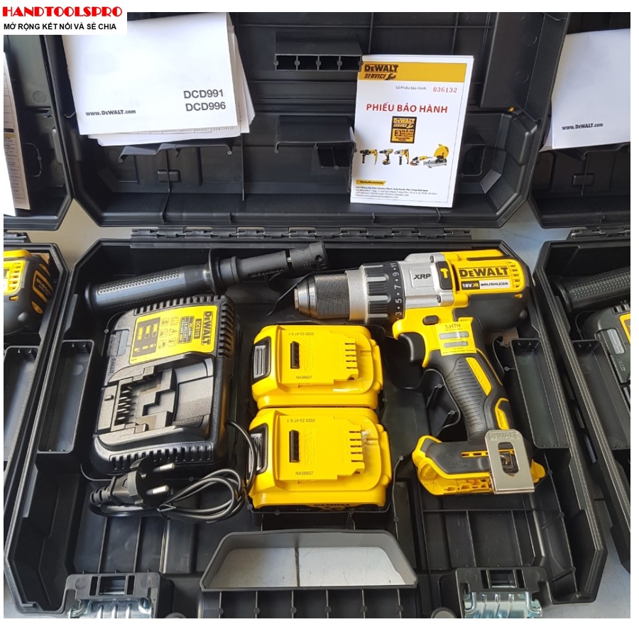 M y khoan d ng pin DeWALT 18V DCD996M2 SET 4Ah Lazada.vn