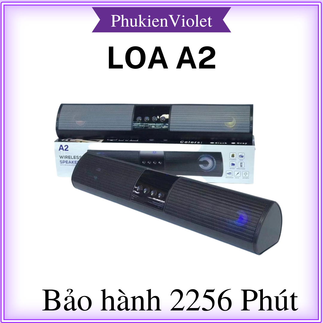 Loa bluetooth mini a2 loa bluetooth nghe nhạc cực hay âm bass cực đã âm thanh đỉnh hỗ trợ thẻ nhớ
