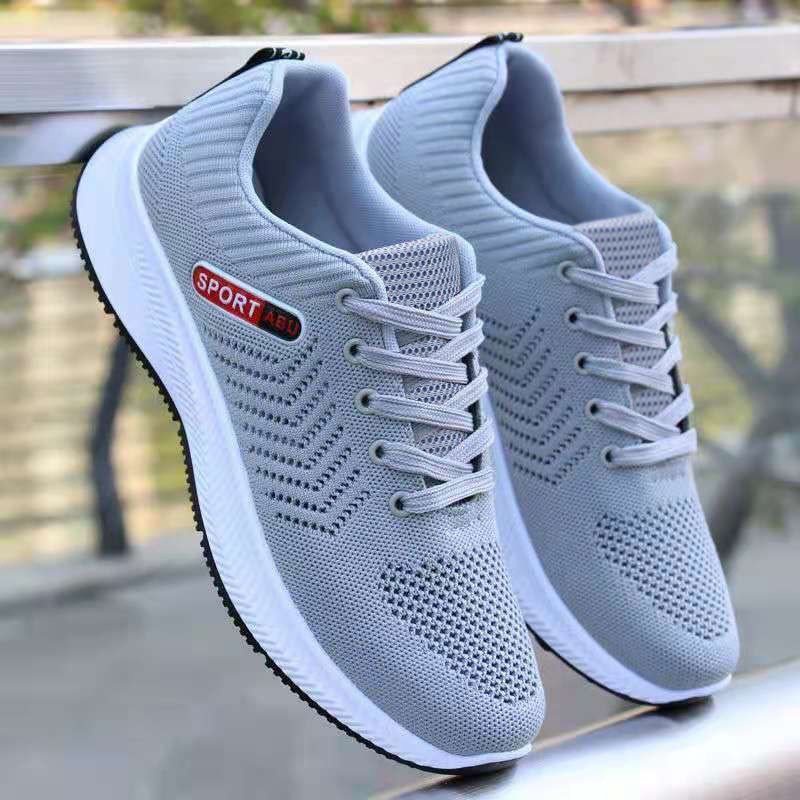 Giày nam sneaker thể thao Sport Abu đế trơn siêu thoáng khí ( có 2 màu )