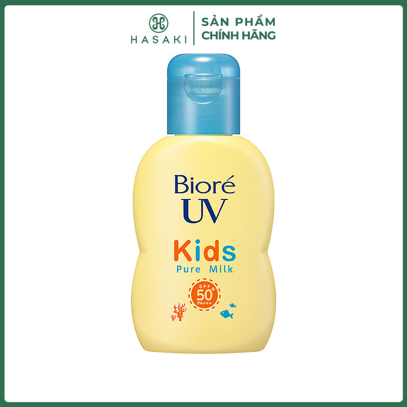 Sữa Chống Nắng Bioré Dịu Nhẹ Cho Trẻ Em UV Kids Pure Milk SPF50+ PA+++ 70ml