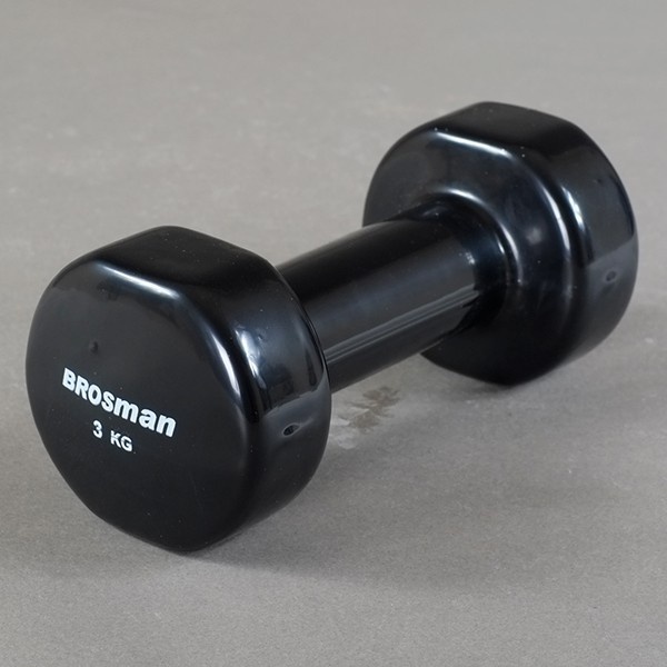 Tạ tay sắt bọc Brosman,Relax fit loại cao cấp 3kg
