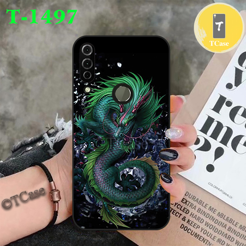 Ốp lưng Vsmart Joy 3 dẻo đen in hình Rồng đẹp